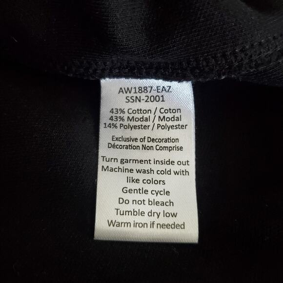 ATM Anthony Thomas Melillo Piped French Terry Track Jacket black S Quiet Luxury - Picture 13 of 13